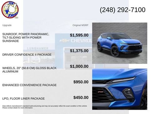 New 2026 Chevrolet Blazer RS w/ Driver Confidence II Package FWD image 5