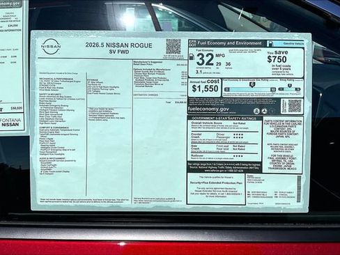 New 2026 Nissan Rogue SV FWD image 12