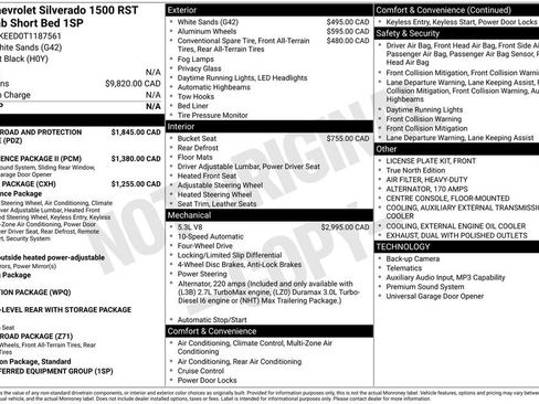 New 2026 Chevrolet Silverado 1500 RST AWD/4WD image 17