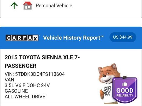 Used 2015 Toyota Sienna Limited image 5