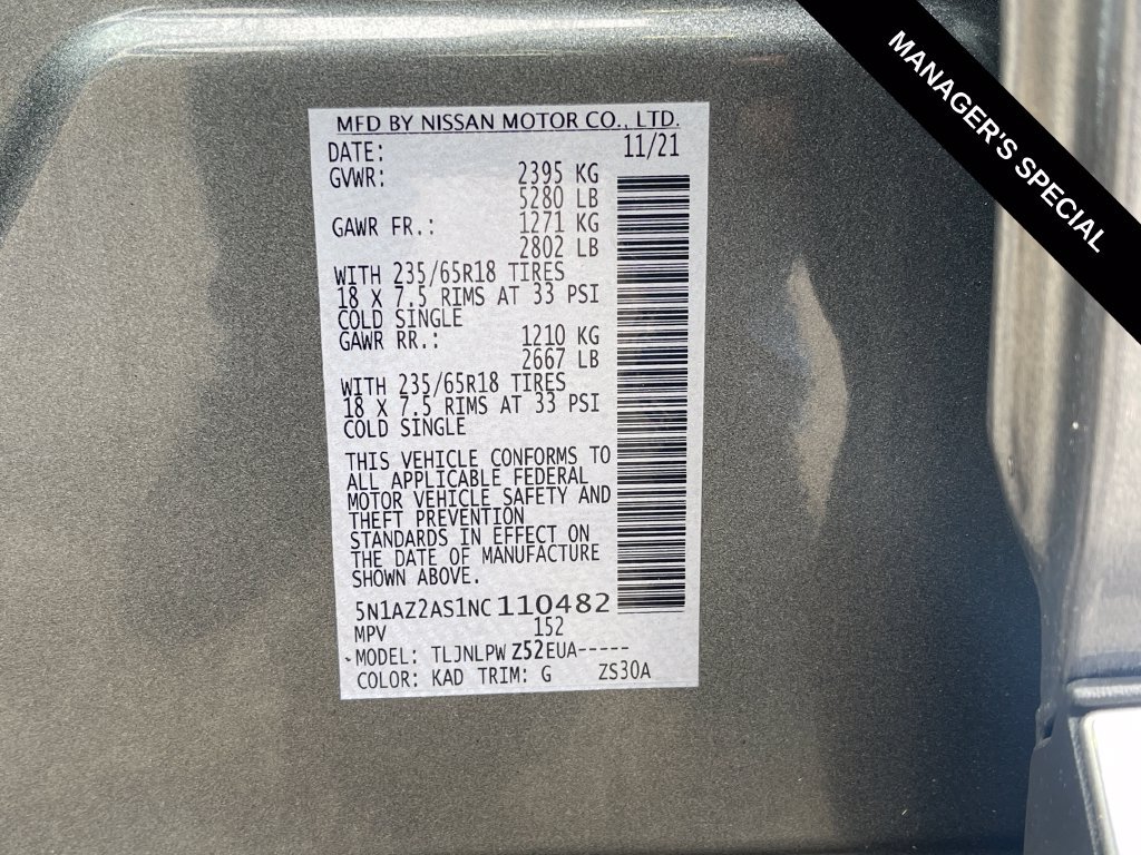 Used 2022 Nissan Murano S AWD/4WD image 28