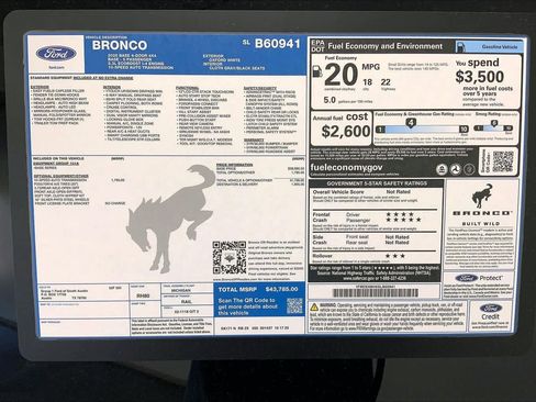 New 2025 Ford Bronco Base image 21