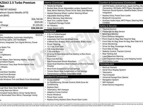 New 2026 MAZDA MAZDA3 2.5 Turbo Sedan w/Premium Plus image 4