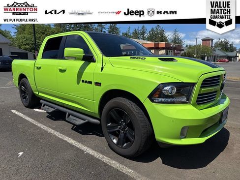 Used 2017 RAM 1500 Sport w/ Sublime Green Sport Package AWD/4WD image 4