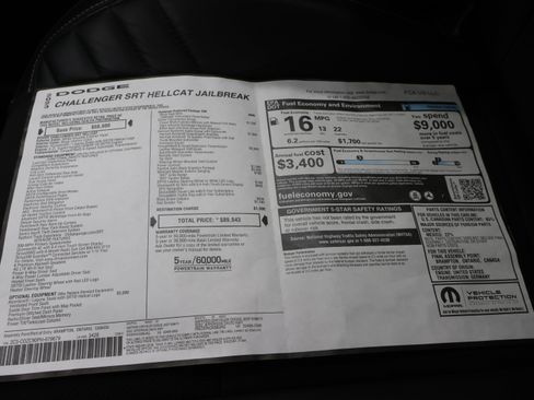 Used 2023 Dodge Challenger SRT Hellcat RWD image 58