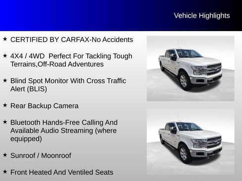 Used 2018 Ford F150 King Ranch w/ Equipment Group 601A Luxury image 4