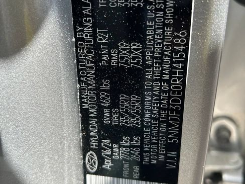 Used 2024 Hyundai Tucson SEL w/ Convenience Package FWD image 3