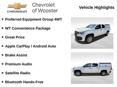 Used 2022 Chevrolet Colorado W/T w/ WT Convenience Package AWD/4WD image 2