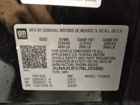 Used 2022 Chevrolet Equinox LT AWD/4WD image 33