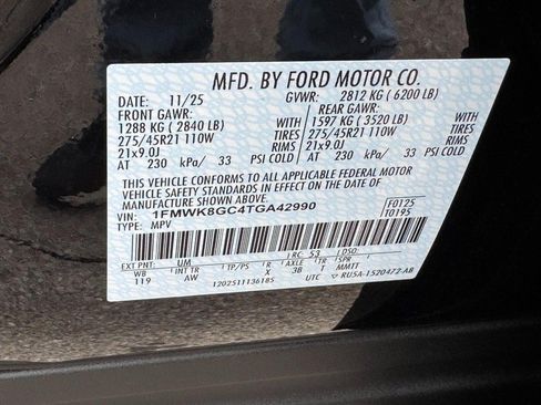 New 2026 Ford Explorer ST w/ Sun And Sound Package AWD/4WD image 21