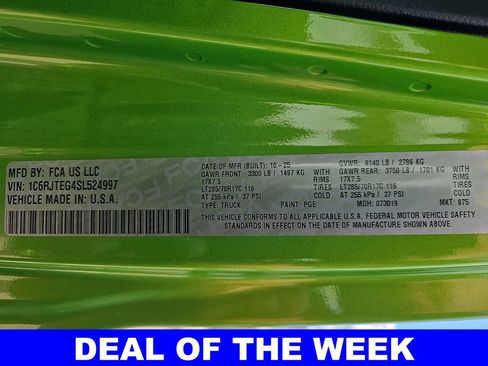 New 2025 Jeep Gladiator Mojave w/ Convenience Group image 41