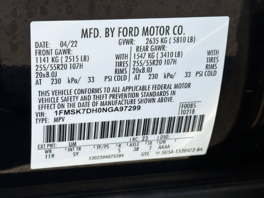 Used 2022 Ford Explorer XLT w/ Equipment Group 202A RWD image 36