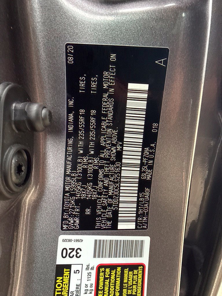 Used 2020 Toyota Sienna Limited Premium AWD/4WD image 24