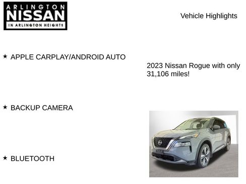 Used 2023 Nissan Rogue SL w/ SL Premium Package AWD/4WD image 8