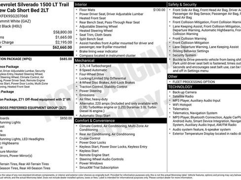 Used 2025 Chevrolet Silverado 1500 LT Trail Boss w/ Protection Package AWD/4WD image 5