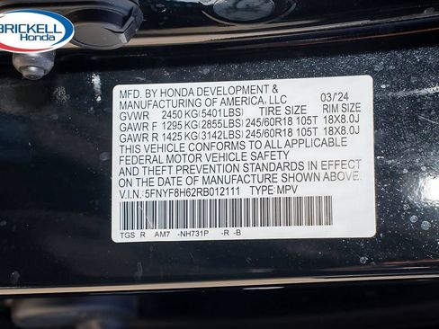 Certified 2024 Honda Passport TrailSport image 40