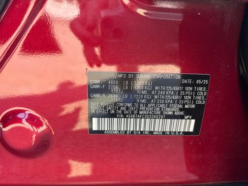 Certified 2025 Subaru Outback Premium AWD/4WD image 25