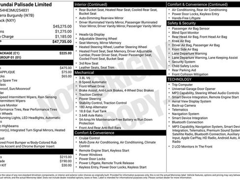 Used 2021 Hyundai Palisade Limited w/ Cargo Package FWD image 6