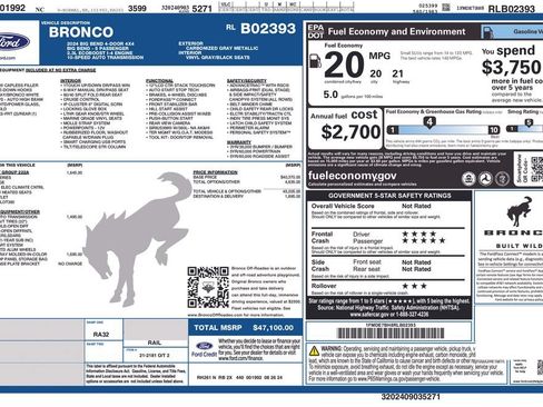 Used 2024 Ford Bronco Big Bend AWD/4WD image 6