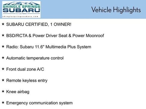 Certified 2025 Subaru Crosstrek 2.5i Sport AWD/4WD image 38
