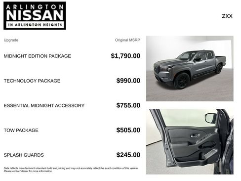 Certified 2023 Nissan Frontier SV w/ Midnight Edition Package image 4