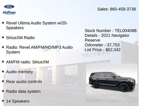 Certified 2021 Lincoln Navigator Reserve AWD/4WD image 10