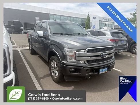 Certified 2019 Ford F150 Platinum w/ Equipment Group 701A Luxury AWD/4WD image 1