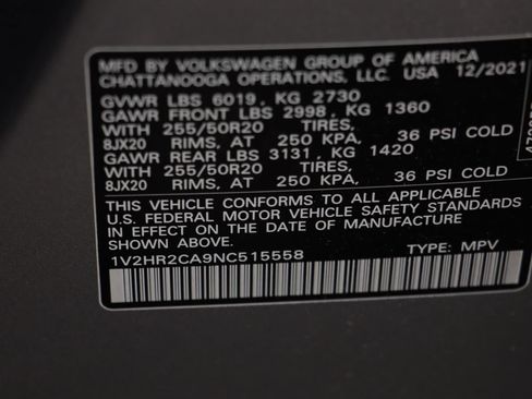 Certified 2022 Volkswagen Atlas SE image 24