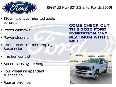New 2025 Ford Expedition Max Platinum w/ Driver's Package image 30