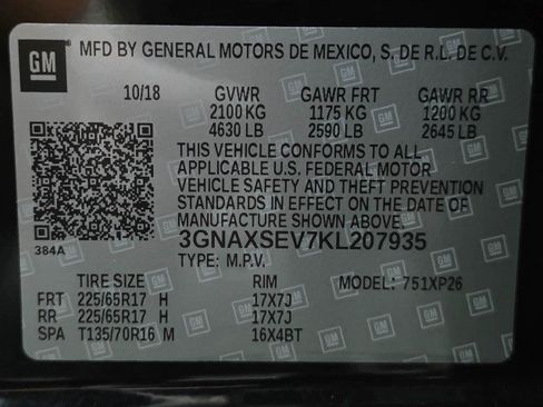 Used 2019 Chevrolet Equinox LS w/ LS Convenience Package AWD/4WD image 40
