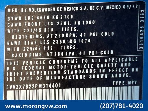 Used 2023 Volkswagen Taos SEL AWD/4WD image 47