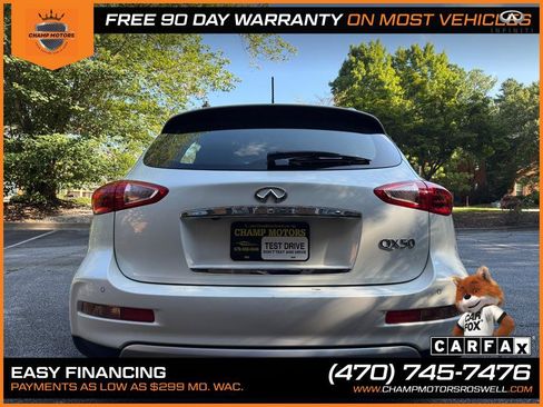 Used 2017 INFINITI QX50 AWD w/ Deluxe Touring Package image 9