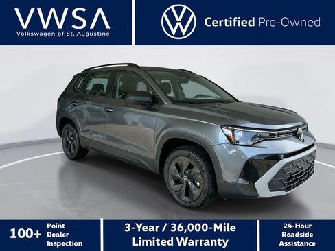 Certified 2025 Volkswagen Taos S FWD image 1