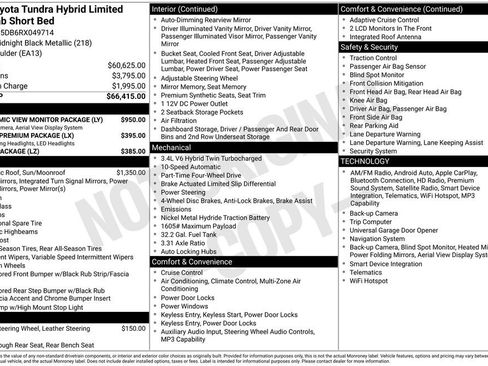 Used 2024 Toyota Tundra Limited AWD/4WD image 30