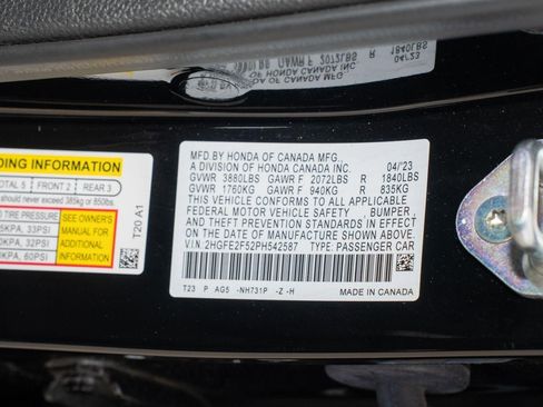 Certified 2023 Honda Civic Sport image 36
