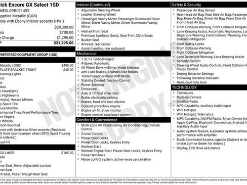 Used 2023 Buick Encore GX Select image 2