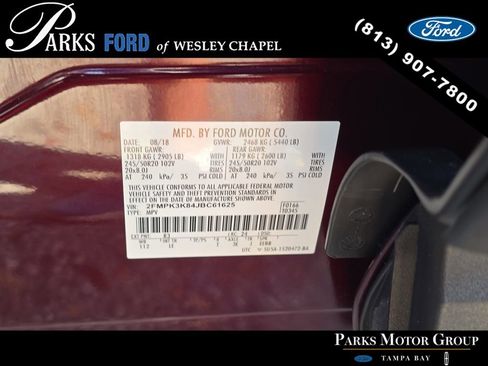 Certified 2018 Ford Edge Titanium w/ Technology Package image 32