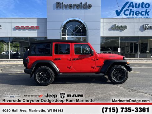 Used 2021 Jeep Wrangler Unlimited Sport image 1