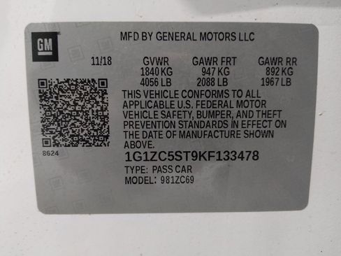 Used 2019 Chevrolet Malibu LS w/ Driver Confidence Package II FWD image 33
