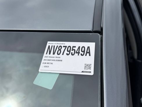 Certified 2025 Nissan Versa SR w/ Trunk Package FWD image 28