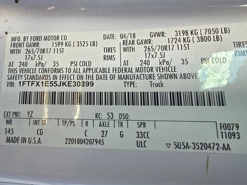 Used 2018 Ford F150 XL w/ Equipment Group 101A Mid image 11