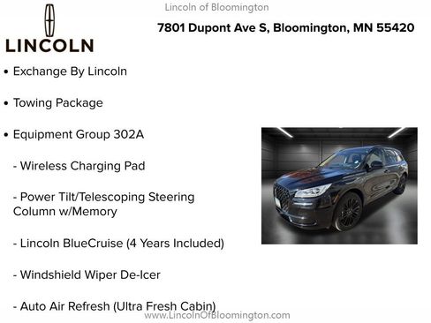 New 2025 Lincoln Corsair Grand Touring w/ Equipment Group 302A image 5