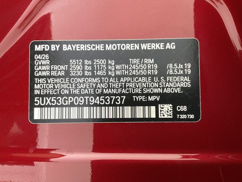 Certified 2026 BMW X3 xDrive30i w/ Premium Package AWD/4WD image 37