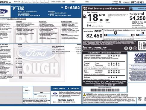 Used 2023 Ford F150 Tremor w/ Equipment Group 402A High AWD/4WD image 10