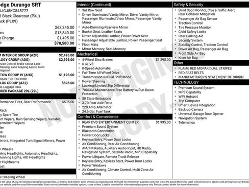 Used 2019 Dodge Durango SRT w/ Premium Interior Group image 41