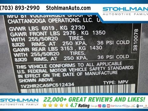 Used 2023 Volkswagen Atlas SE AWD/4WD image 42