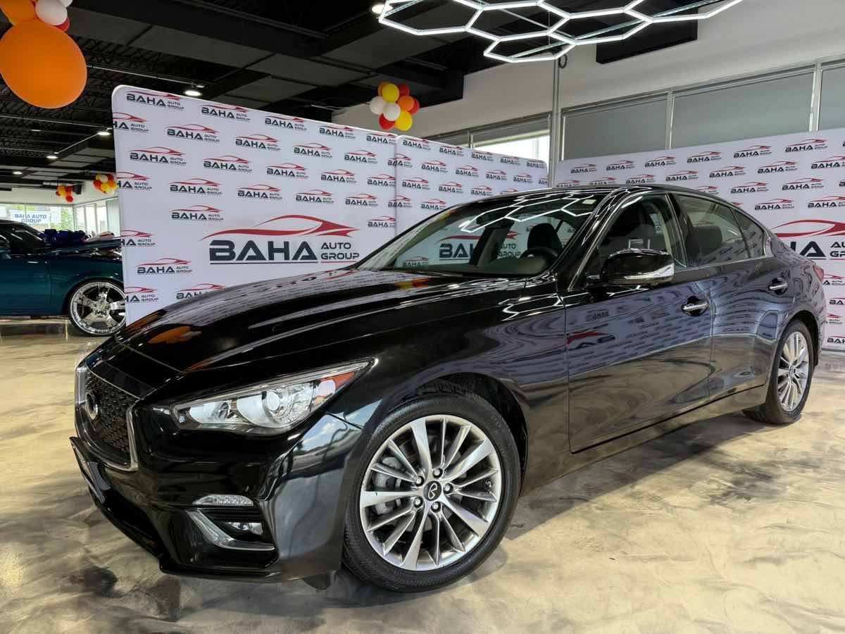 Used 2022 INFINITI Q50 Luxe w/ Cargo Package AWD/4WD image 1