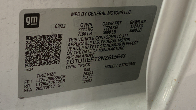 Used 2022 GMC Sierra 1500 AT4 w/ AT4 Preferred Package AWD/4WD image 29