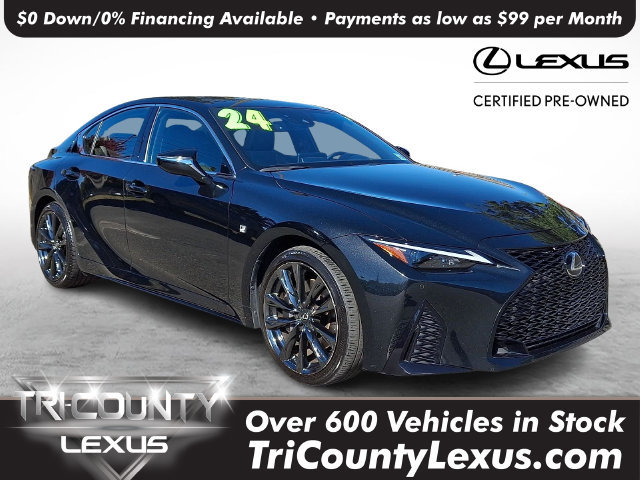 Used 2024 Lexus IS 350 F Sport w/ Memory Package AWD/4WD image 1