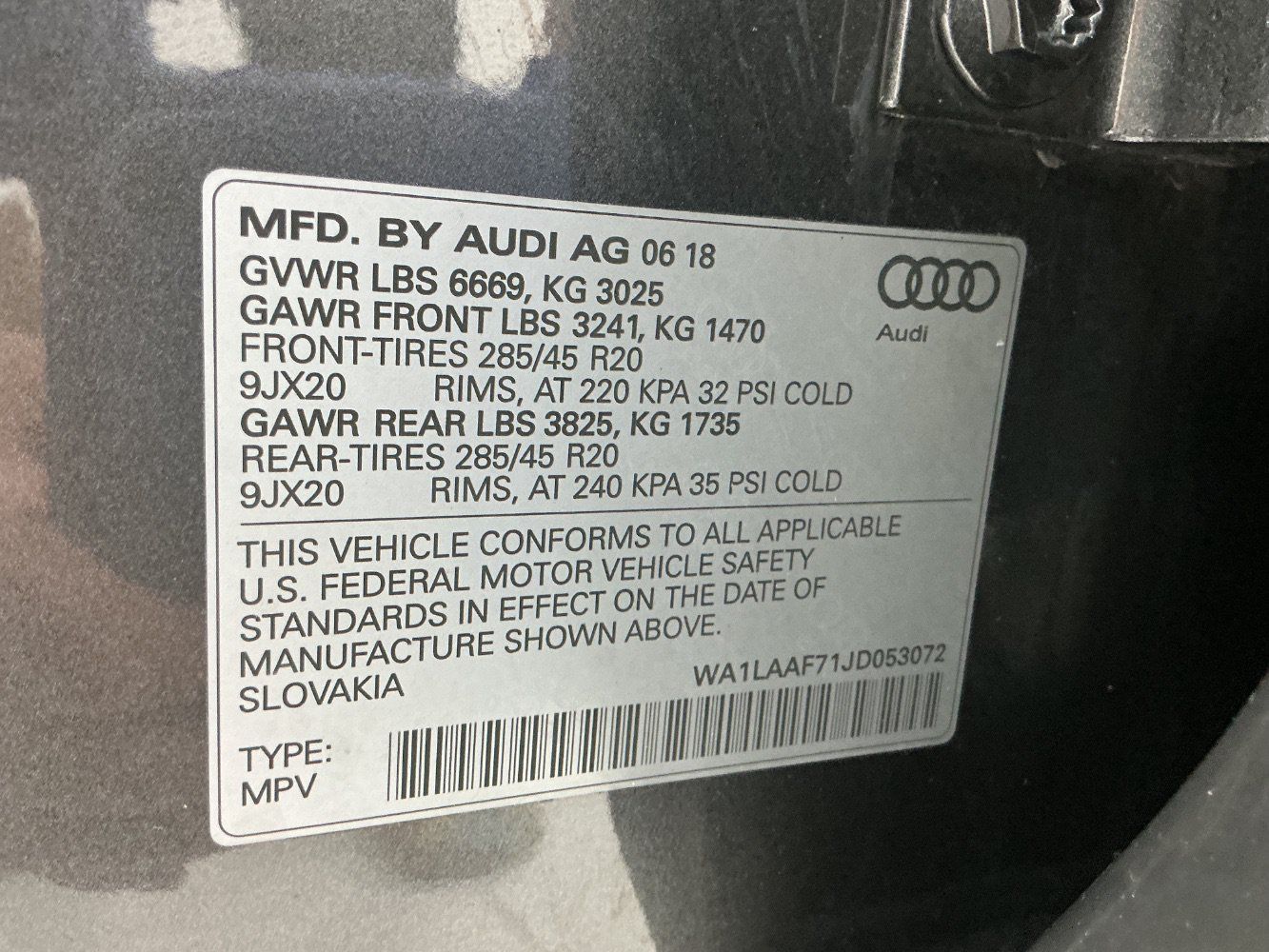 Used 2018 Audi Q7 3.0T Premium Plus w/ Premium Plus Package AWD/4WD image 54
